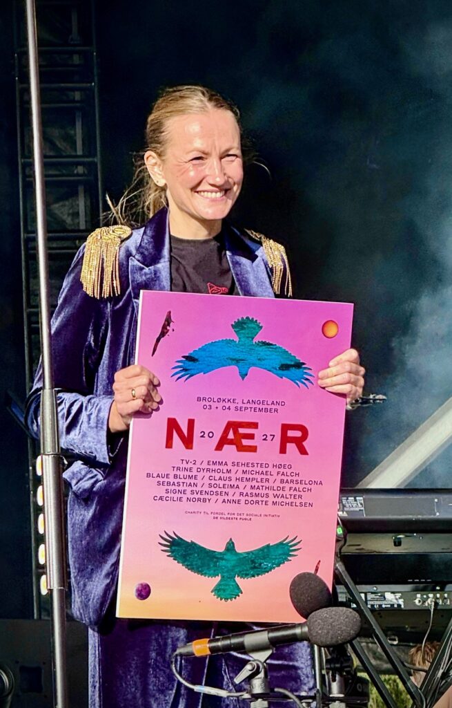 Sara Lygum, Mathilde Falch og Thomas Warberg præsenter næste års program